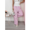 Babypink široké kalhoty MALIA
