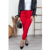 Červené elegantní kalhoty DAKOTA