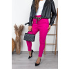 Růžové elegantní kalhoty SYLVIE