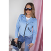 Babyblue semišová bunda LEYLA