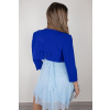 Královsky modré elegantní bolerko KARINA