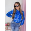 Modrá mramorová košile RYLIE