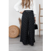 Černé puntikované kalhoty POPPY