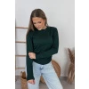 Smaragdový jednobarevný svetr HANA