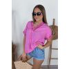 Růžové oversize tričko RAYA