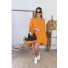 Oranžové oversize šaty CELIA