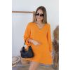 Oranžové oversize šaty CELIA