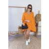 Oranžové oversize šaty CELIA