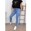Světlé modré skinny džíny OCTAVIA