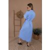 Baby blue košilové šaty NATALIA