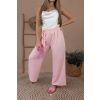 Baby pink lehoučké kalhoty ALLURE