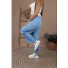 Baby blue plisované kalhoty PLISSE