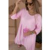 Baby pink plátýnkové šatovky HALA