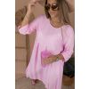 Baby pink plátýnkové šatovky HALA