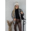 Hnědá leopardí košile BIANCA