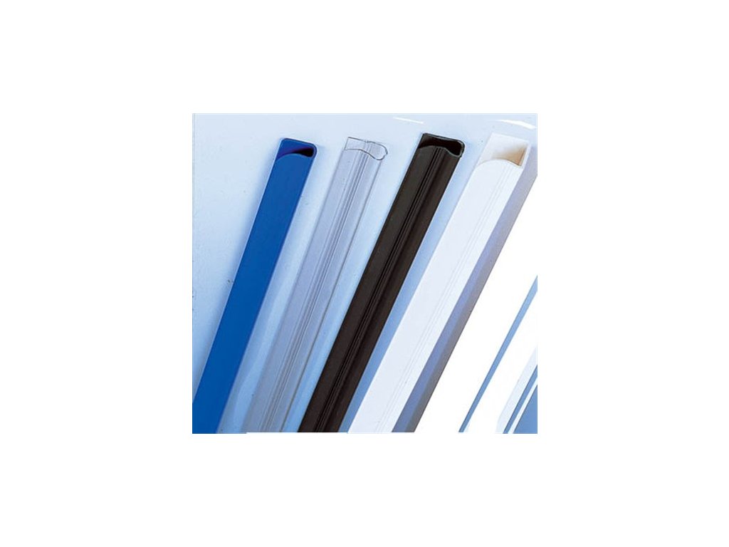 Násuvná lišta, 3-6 mm, 3-60 listov, FELLOWES "Relido", čierna