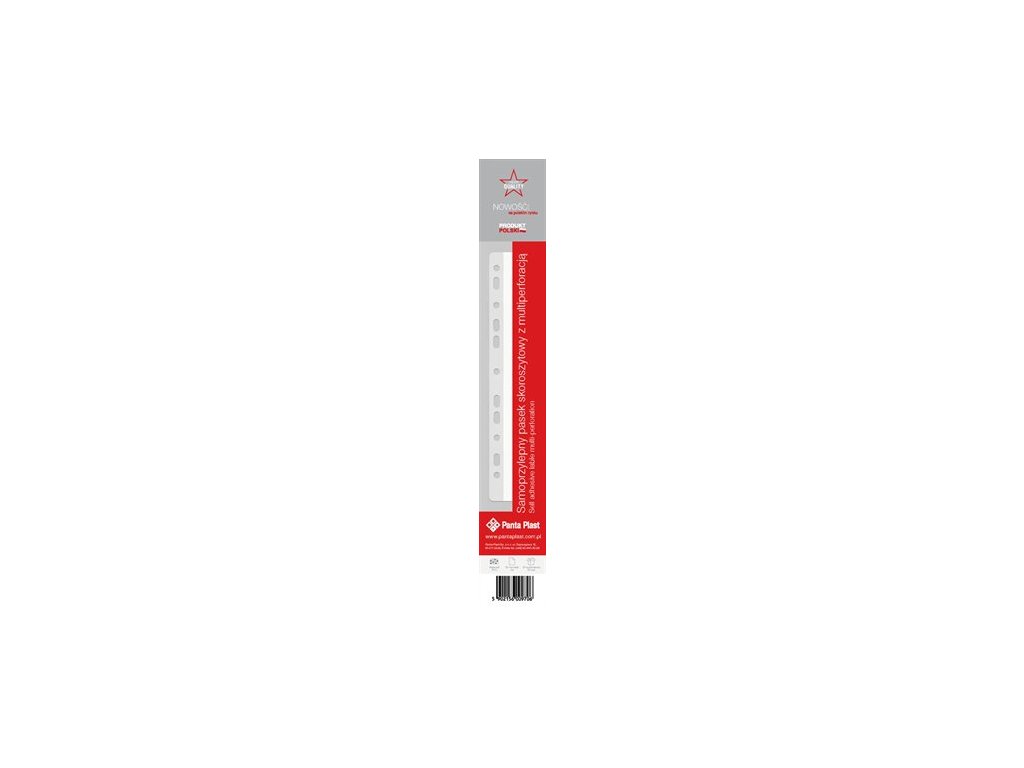 Rýchloviazacia lišta, A4, 295 mm, samolepiaca, PANTA PLAST