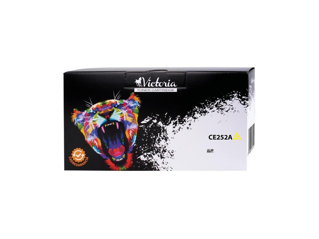 252 Toner k tlačiarňam ColorLaserJet CM3530, CP3525, VICTORIA TECHNOLOGY žltá, 7k