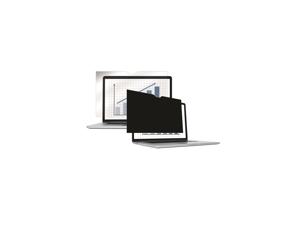 Filter na monitor, s ochranu voči nahliadnutiu, 345x194 mm, 15,6", 16:9 FELLOWES PrivaScreen™, čierna