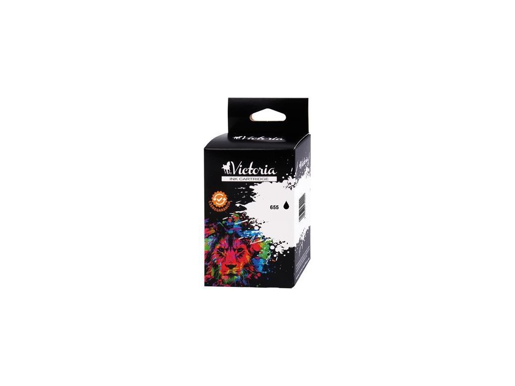 655 náplň, k tlačiarňam Deskjet Ink Advantage 3520 , VICTORIA TECHNOLOGY čierna, 18 ml