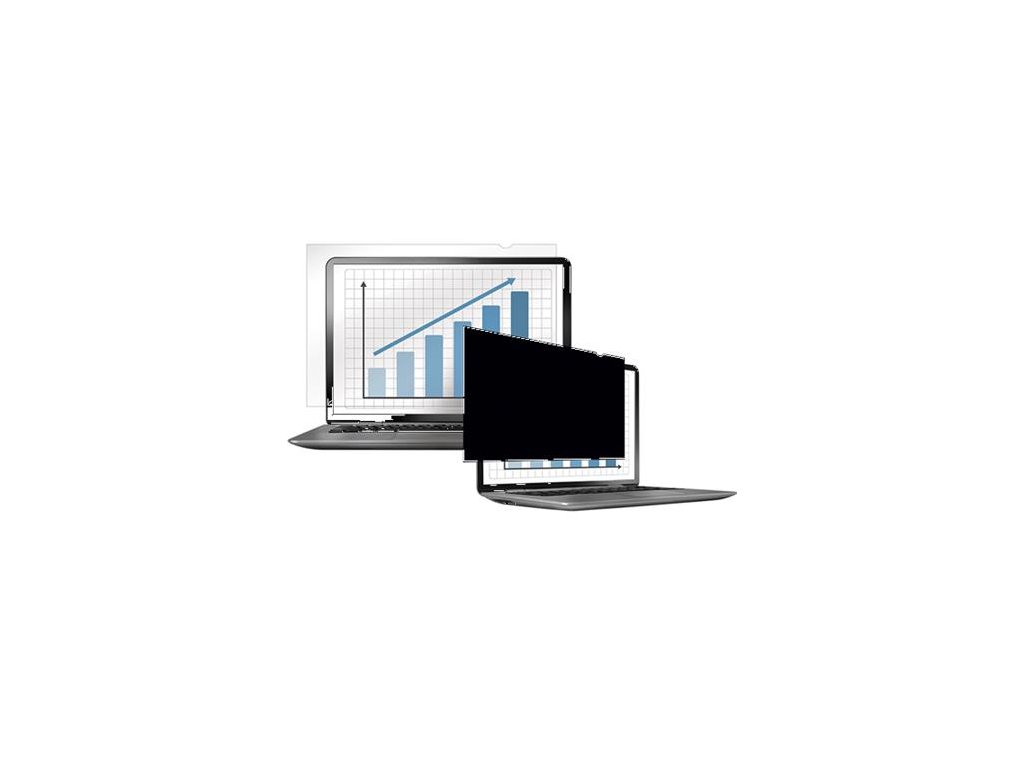 Filter na monitor, s ochranou voči nahliadnutiu, 433x237 mm, 19,5", 16:9, FELLOWES "PrivaScreen™", čierna