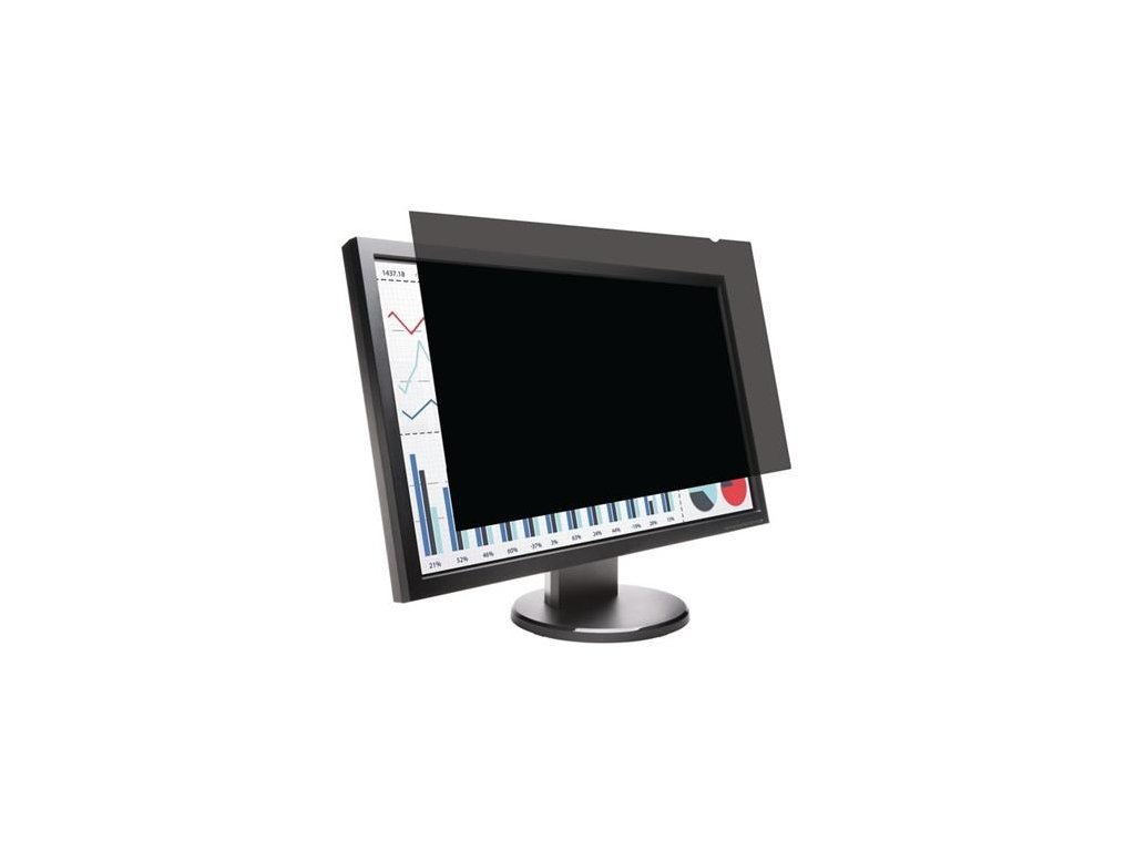 Filter na monitor, s ochranou voči nahliadnutiu, k monitoru, 24", 16:10, (519x325mm), KENSINGTON