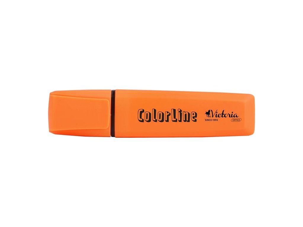 Zvýrazňovač, 1-5 mm, VICTORIA OFFICE, "ColorLine", oranžová