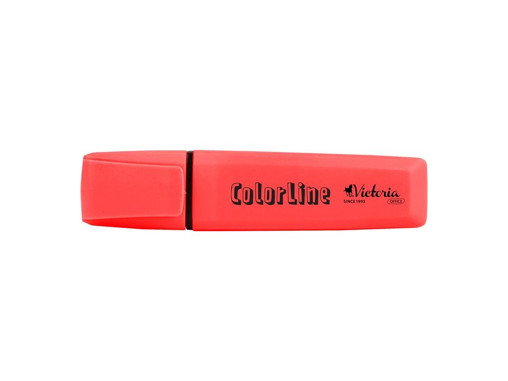 Zvýrazňovač, 1-5 mm, VICTORIA OFFICE, "ColorLine", ružová