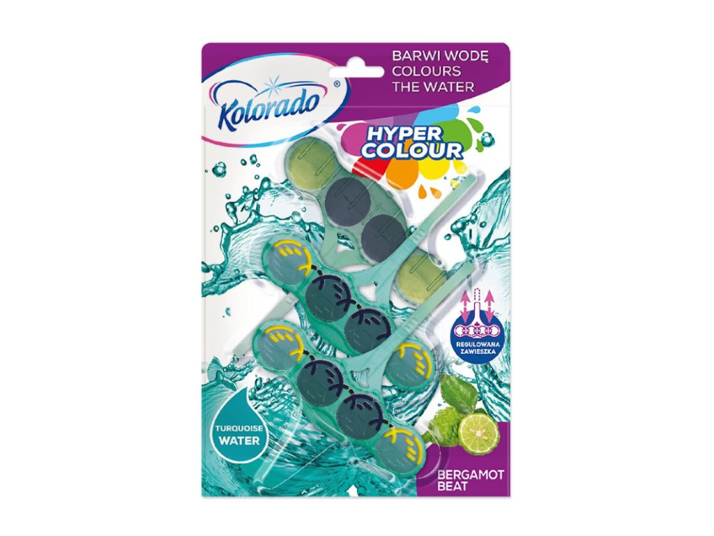 WC blok Kolorado Hyper Color BERGAMOT BEAT 3x45g