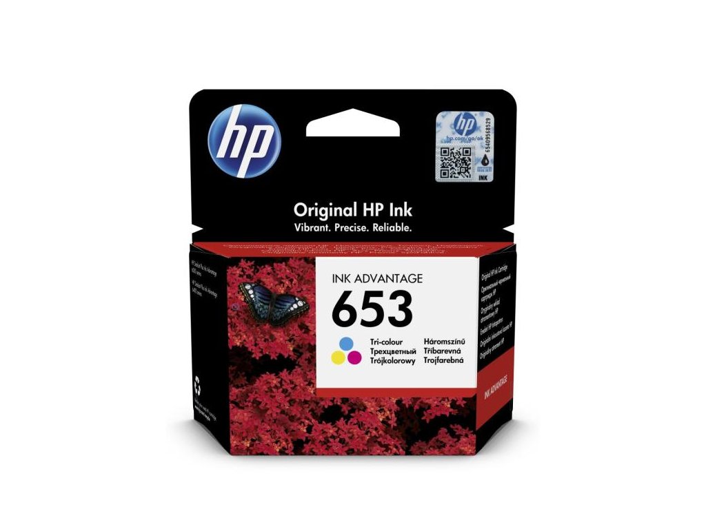 Atramentová náplň HP 3YM74AE HP 653 color (200 str.) pre DeskJet Plus Ink Advantage 6075/6475
