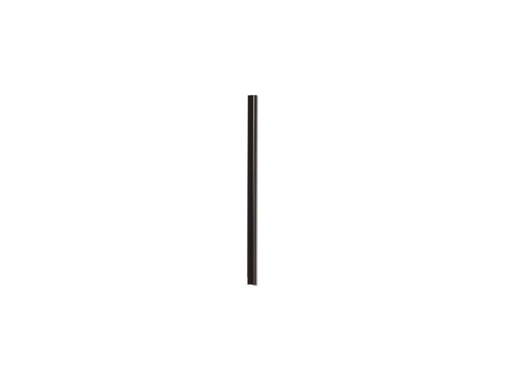 Násuvná lišta, 6 mm, 1-60 listov, DURABLE, čierna