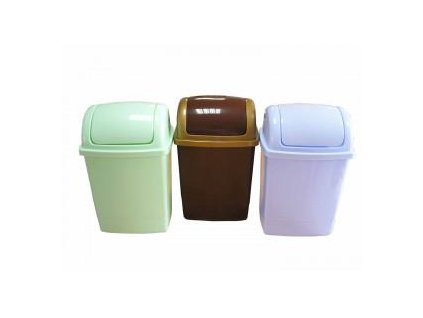 100371 1 kos odpadkovy 26 l plastovy hranaty