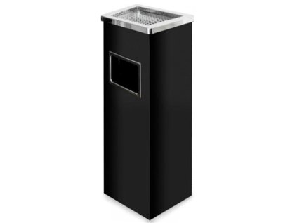 100392 2 kos odpadkovy s popolnikom mirage cierny