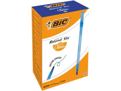 Guľôčkové pero, 0,32 mm, s vrchnákom, BIC "Round Stic Classic", modré