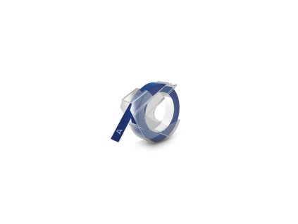 Páska do štítkovača, 9 mm x 3 m, DYMO "3D", modrá