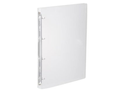 Krúžkový šanón, 4 krúžky, 25 mm, A4, PP, VIQUEL "Propyglass", priehľadný