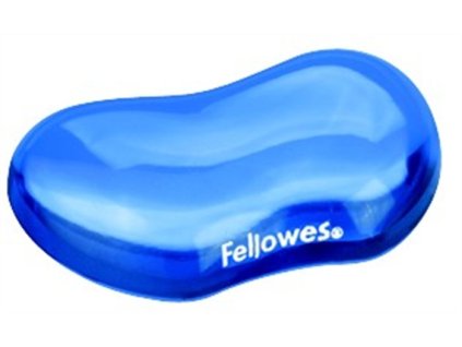 Opierka zápästia, mini, gélová, FELLOWES "Crystal™ Gel", modrá