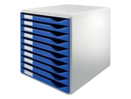 Standard zásuvkový box, 10 zásuviek, modré