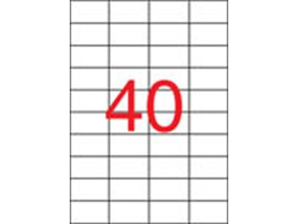 Etikety, univerzálne, 52,5x29,7 mm, APLI, 20000 etikiet/bal