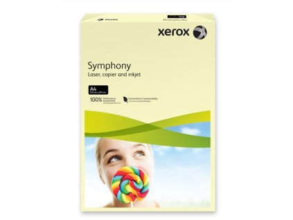 Kancelársky papier, farebný, A4, 80 g, XEROX "Symphony", slonovina (pastelový)