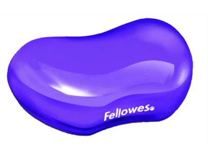 Opierka zápästia, mini, gélová, FELLOWES "Crystal™ Gel", fialová