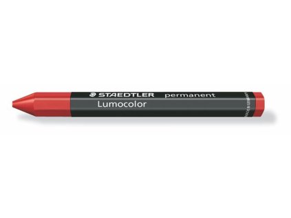 Označovacia voskovka, permanentná, omnigraph, STAEDTLER "Lumocolor 236", červená