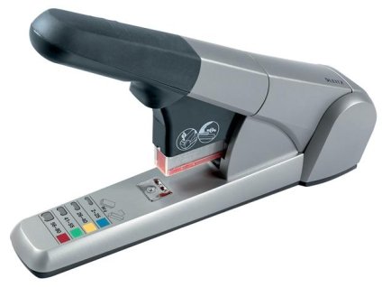Zošívačka, veľkokapacitná, 80 listov, LEITZ "5551", strieborná