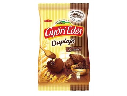 Sušienky "Győri édes duplajó", kakaové, máčané v čokoláde
