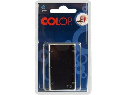Náhradná poduška k pečiatkam, 2 ks/blister, COLOP "E/40", čierna