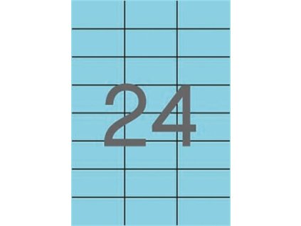 Etikety, 70x37 mm, farebné, APLI, pastelovo modré, 480 etikiet/bal