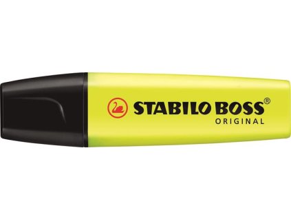 Zvýrazňovač, 2-5 mm, STABILO "BOSS original", žltý