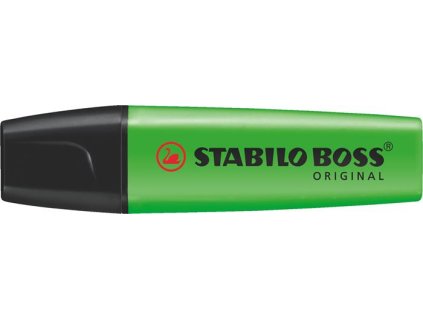 Zvýrazňovač, 2-5 mm, STABILO "BOSS original", zelený