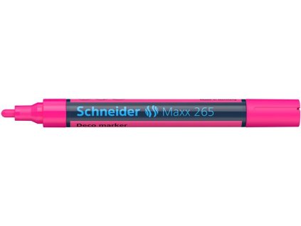 Kriedový popisovač, 2-3 mm, SCHNEIDER "Maxx 265", ružový