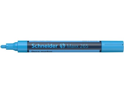 Kriedový popisovač, 2-3 mm, SCHNEIDER "Maxx 265", svetlomodrý